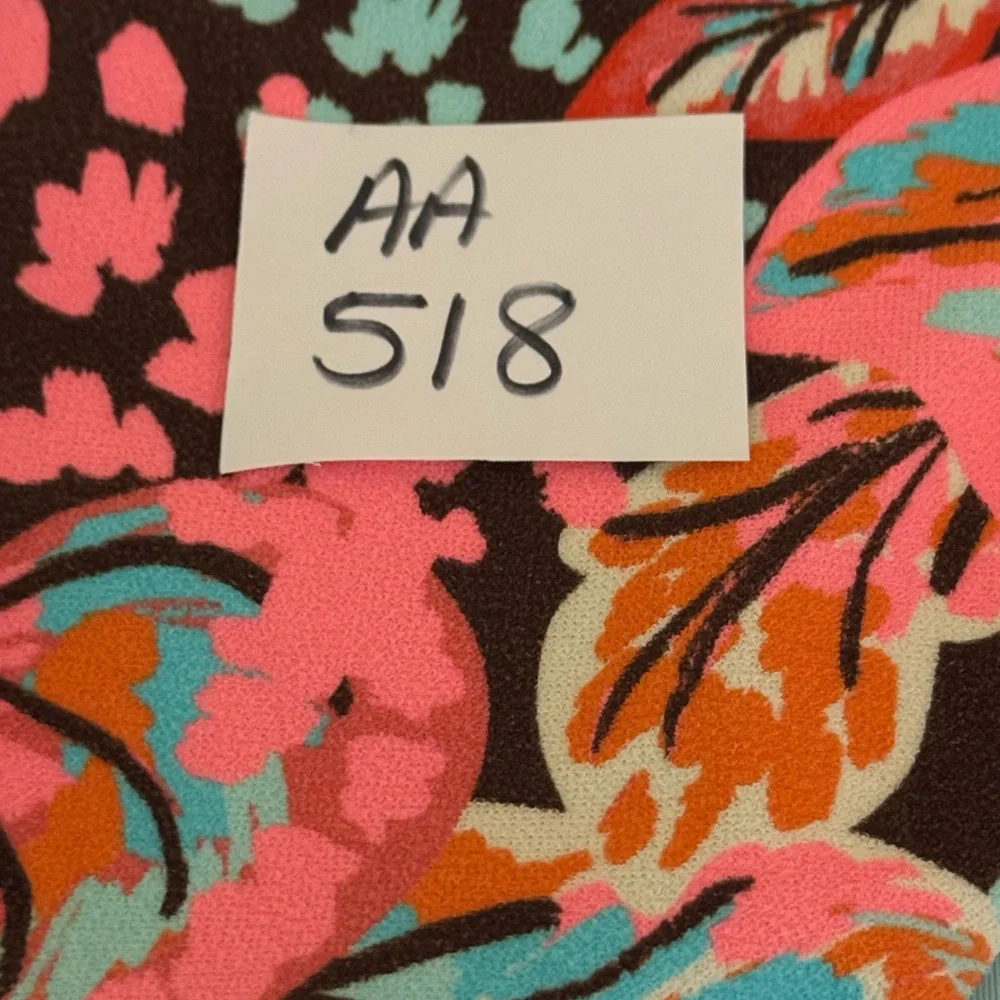 AA-518 Aerie NWT High Cut Cheeky Floral Summer‎ Swim Bikini Bottoms Size S